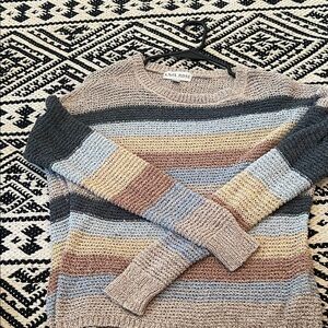 Knox Rose Beige Textured Knit Top